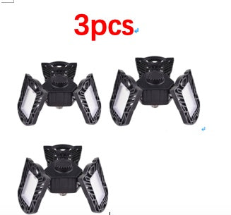 LED Garage Light with 360° Adjustable Panels – Super Bright, Easy Install